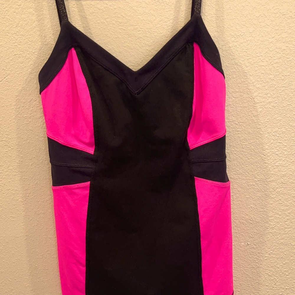 Black and pink active tank! Like new!